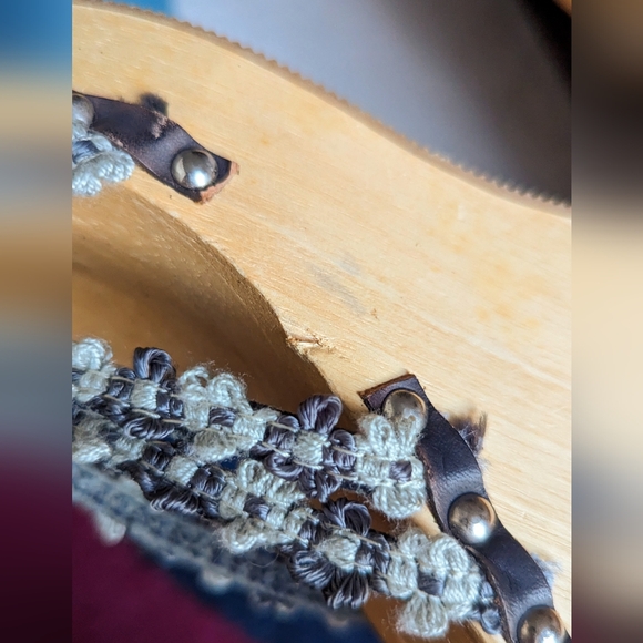 Platform Wooden Wedges with Floral Straps - Picture 10 of 15